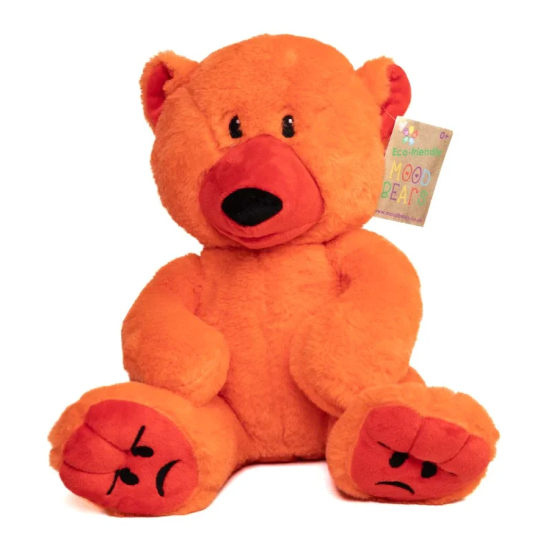Angry Bear ORANGE 42cm