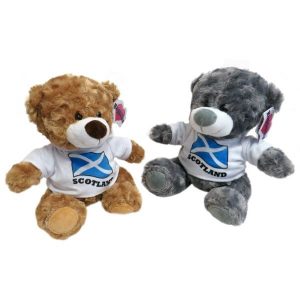 10" BESPOKE HOODIE BEAR SCOTLAND (CTN QTY 60)