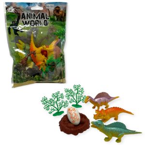 DINOSAUR FIGURES IN BAG (CTN QTY 144)