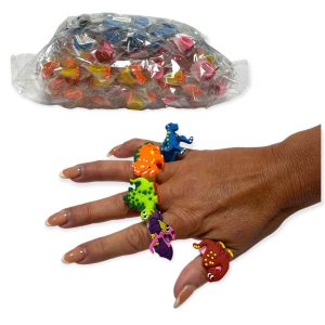 DINOSAUR RING IN OPP BAG 200'S (CTN QTY 1200)