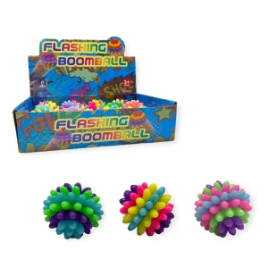 7CM RAINBOW FLASHING BOOMBALL IN CDU X 12 (CTN QTY 72)