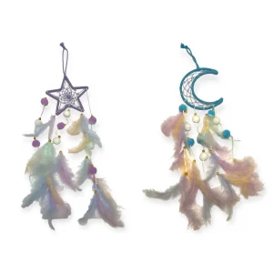 DREAM CATCHER MOON / STAR FEATHERS (CTN QTY 96)