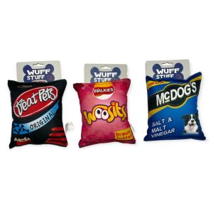 Dog Toy 18cm Snack Packets (CTN QTY 48)