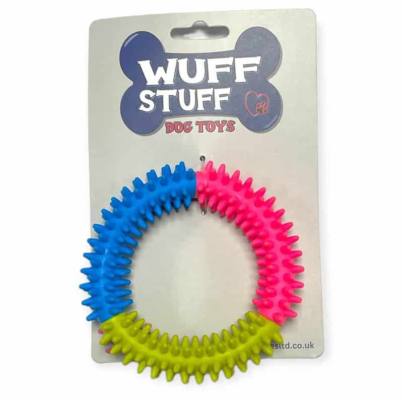 Dog Toy 4 Coloured Ring (CTN QTY 48)