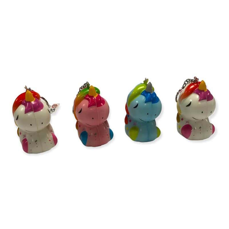 KEYRING SQUISHY UNICORN 7CM (CTN QTY 360) - Image 2