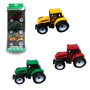 TRACTOR PULL BACK 3 PIECE SET (CTN QTY 48)