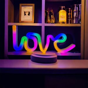 LIGHT LOVE TUBE SIGN BOXED (CTN QTY 12)