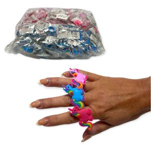 RING FOAM UNICORN OPP BAG X 200 (CTN QTY 1200)