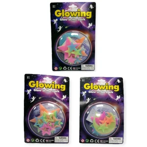 GLOW IN THE DARK SHAPES IN DOME 3 ASSTD (CTN QTY 96)