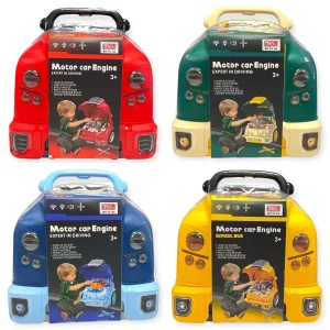 CAR BONNET GARAGE PLAYSET 4 ASSORTED (CTN QTY 4)