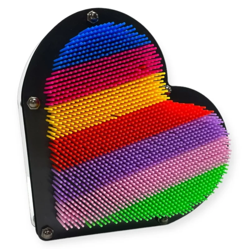 22CM HEART SHAPED PIN ART (CTN QTY 24) - Image 2