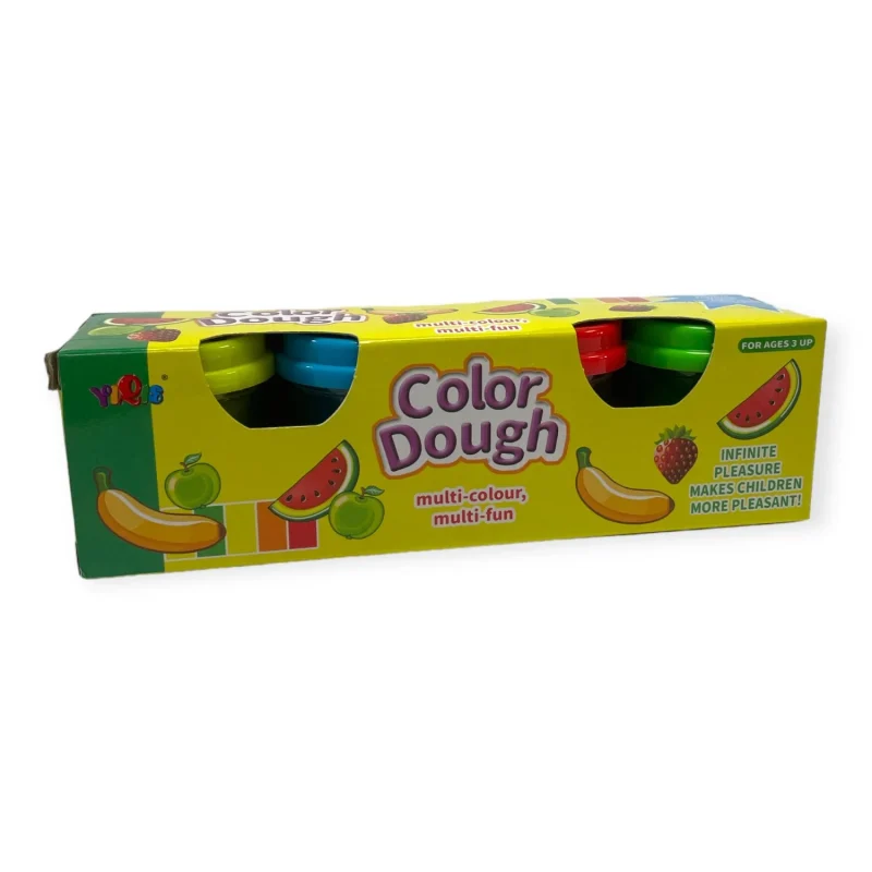 PLAY CLAY 6CM TUBS 4 PACK (CTN QTY 96)