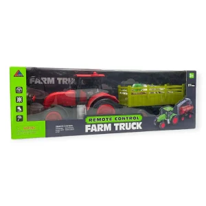 R/C 43CM FARM TRACTOR & TRAILER 2 ASSORTED (CTN QTY  8)