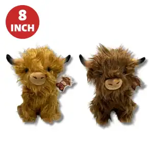 8" HAMISH & HETTY HIGHLAND COW (CTN QTY 60)