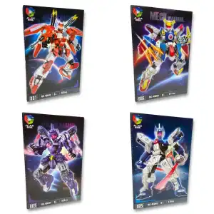 46CM BUILD YOUR OWN MECH WARRIOR 4 ASSTD (CTN QTY 12)