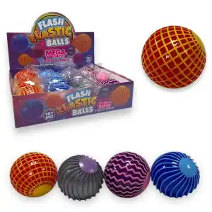 6.5CM DISCO BOUNCE BALL L/U IN CDU X 12 (CTN QTY 72)