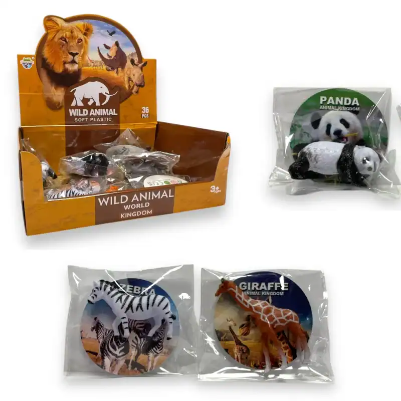 WILD ANIMAL KINGDOM FIGURES IN CDU X 36 (CTN QTY 288)