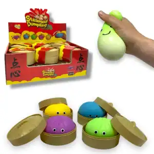 9.5CM SQUEEZY DUMPLING IN TUB CDU X 12 (CTN QTY 72)