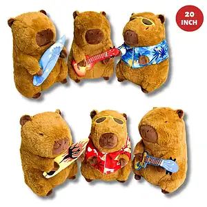 20″ HAWAIIAN CAPYBARA 3 ASSTD (CTN QTY 6)